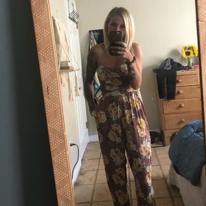 Floral jumpsuit!